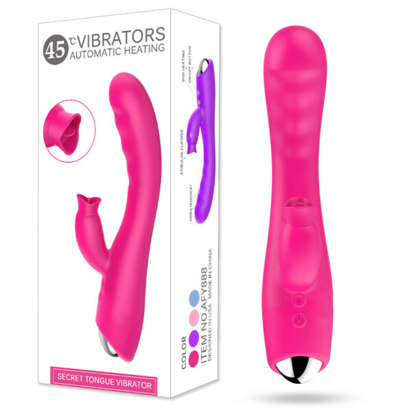 AFY tongue licking stick heated version vibrator female masturbator couple foreplay massage stick - Image 6