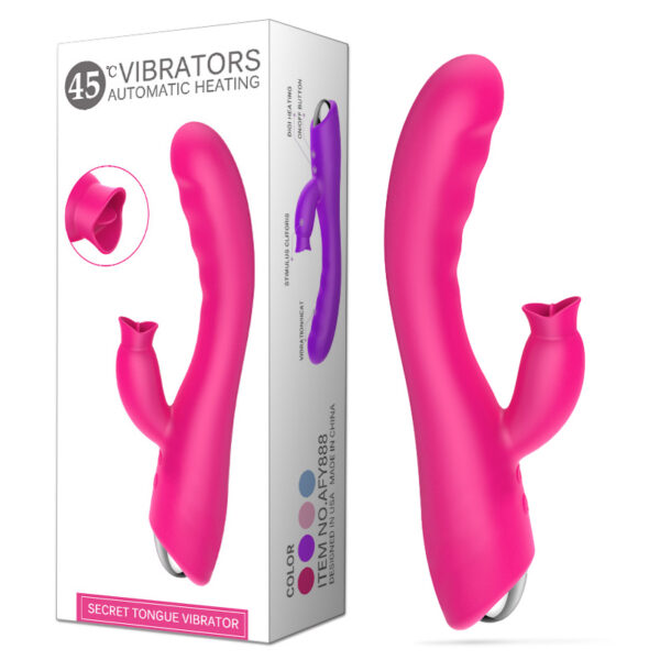 AFY tongue licking stick heated version vibrator female masturbator couple foreplay massage stick - Image 7