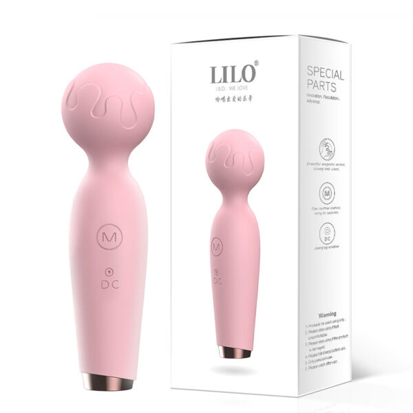 Lai Le small microphone powerful vibrator sex toys tool big head vibrator sexy female special tool AV stick - Image 2